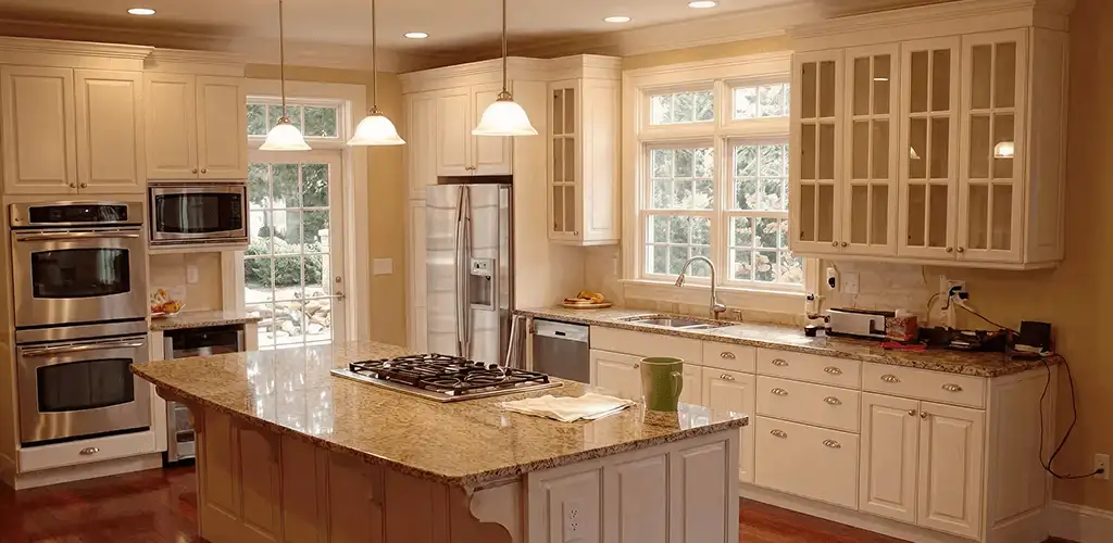 Custom cabinet door installation and kitchen upgrade in Kansas City, KS